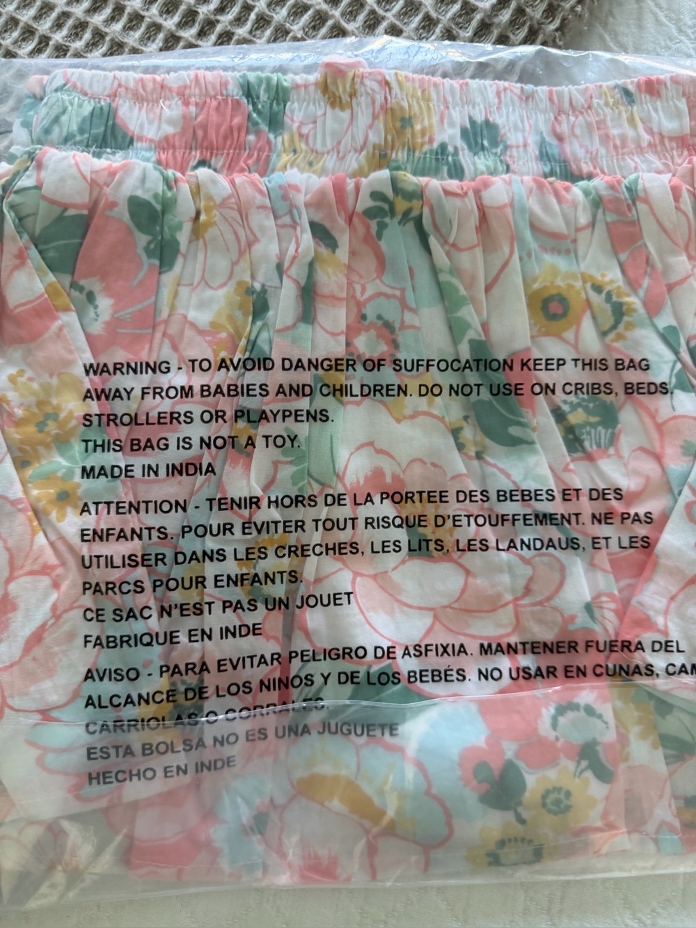 Janie and Jack girls 6 to 12 month floral SKORT new imp package